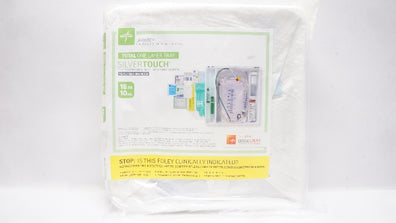 Medline URO170518S Total 1 Layer Tray Silicone 100% Foley Cath. 18Fr,  10mL (x)